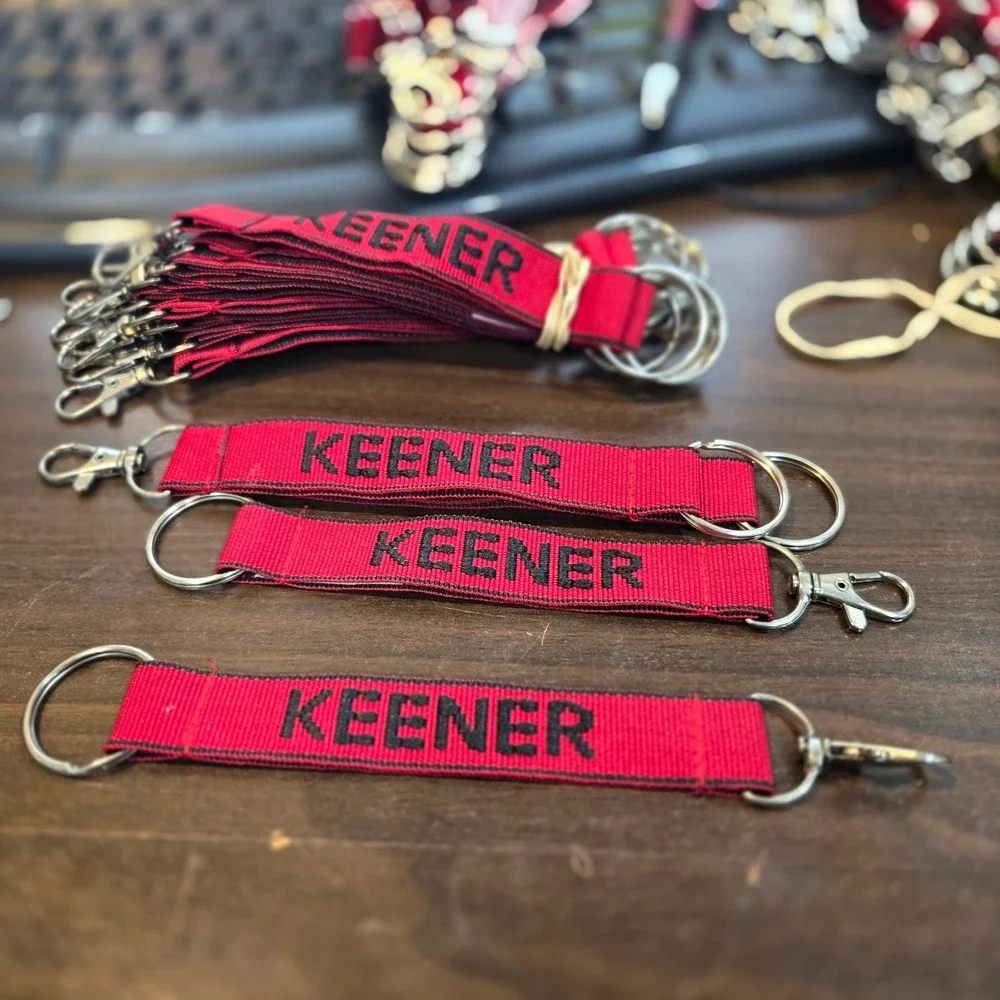 Kenner Keychain Embroidered Double Sided Keyring Fob